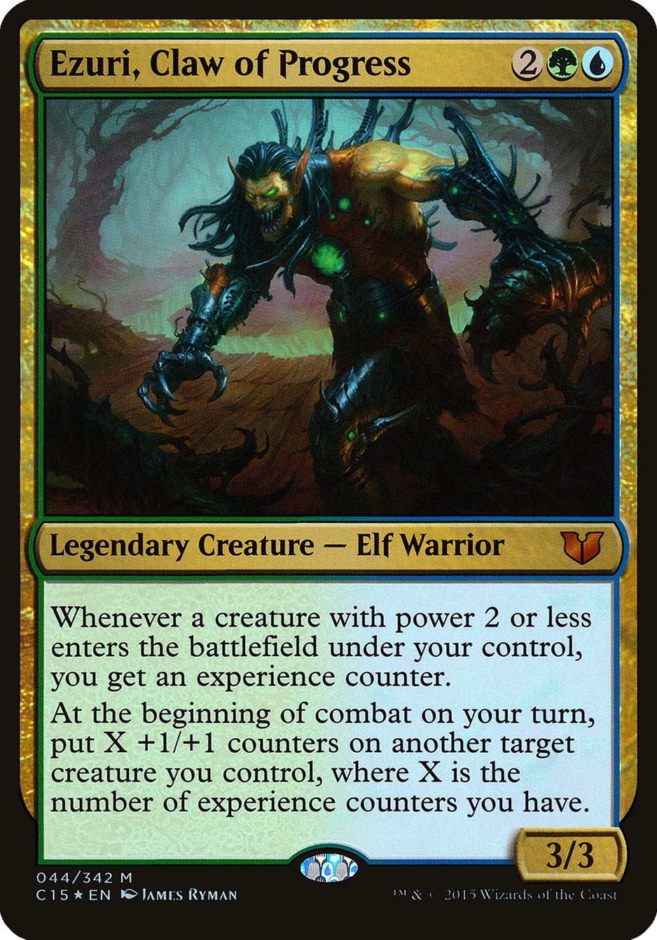 Ezuri, Claw of Progress (Oversized) [Commander 2015 Oversized] | Empire Gaming NC