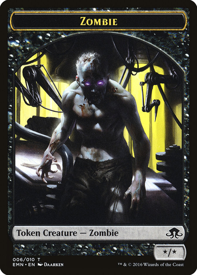 Zombie (006/010) [Eldritch Moon Tokens] | Empire Gaming NC