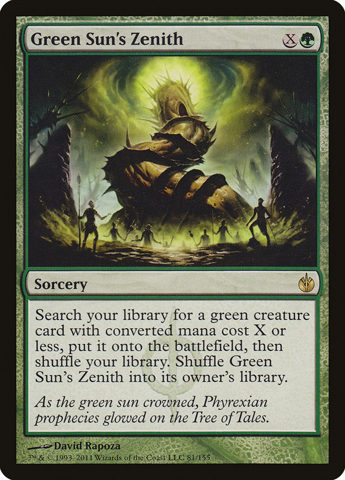 Green Sun's Zenith [Mirrodin Besieged] | Empire Gaming NC