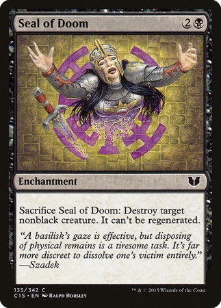 Seal of Doom [Commander 2015] | Empire Gaming NC