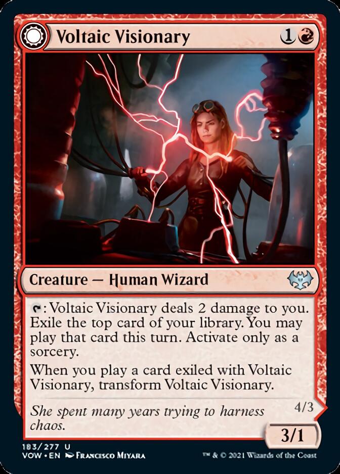 Voltaic Visionary // Volt-Charged Berserker [Innistrad: Crimson Vow] | Empire Gaming NC