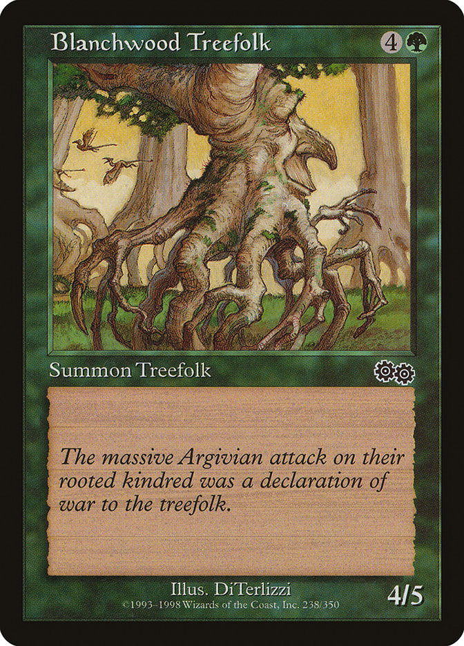 Blanchwood Treefolk [Urza's Saga] | Empire Gaming NC