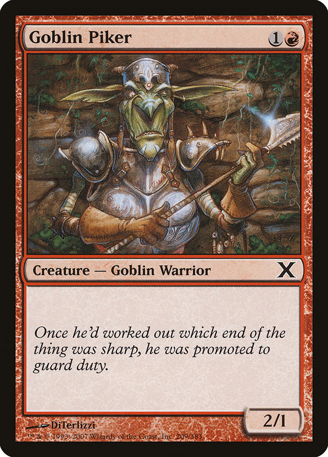 Goblin Piker [Tenth Edition] | Empire Gaming NC