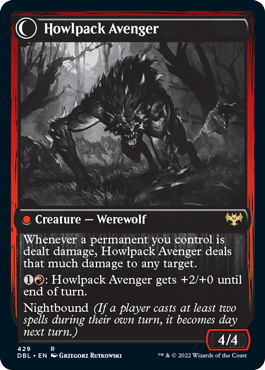 Ill-Tempered Loner // Howlpack Avenger [Innistrad: Double Feature] | Empire Gaming NC