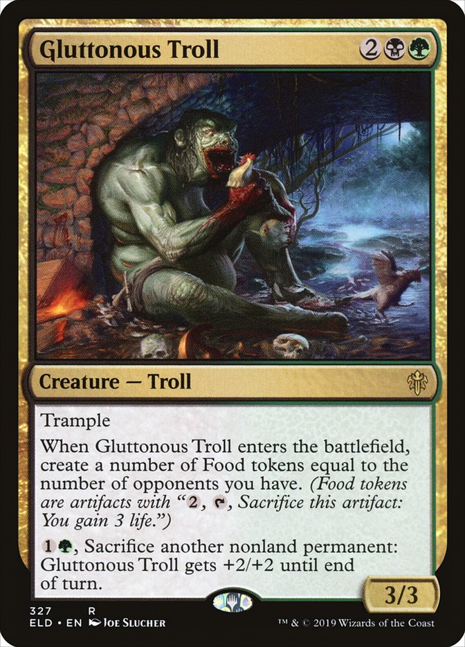 Gluttonous Troll [Throne of Eldraine] | Empire Gaming NC