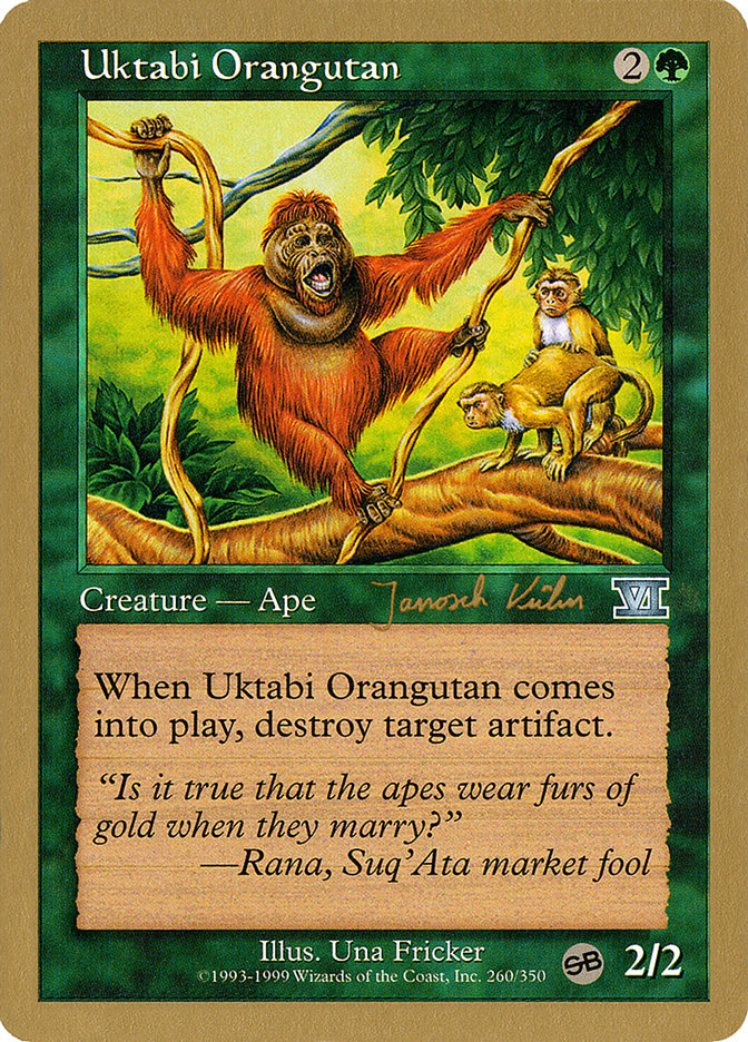 Uktabi Orangutan (Janosch Kuhn) (SB) [World Championship Decks 2000] | Empire Gaming NC