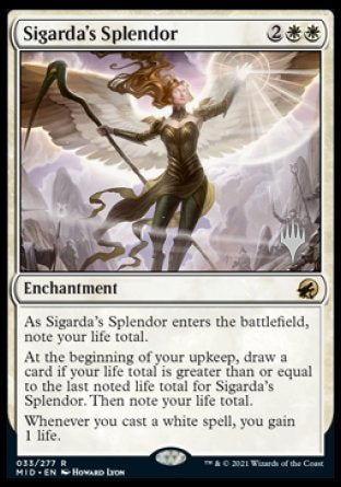 Sigarda's Splendor (Promo Pack) [Innistrad: Midnight Hunt Promos] | Empire Gaming NC