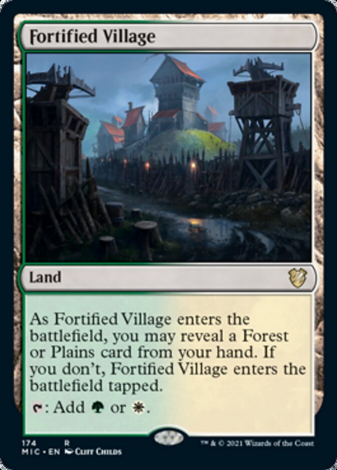 Fortified Village [Innistrad: Midnight Hunt Commander] | Empire Gaming NC