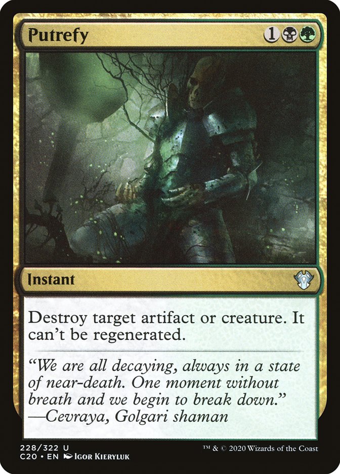 Putrefy [Commander 2020] | Empire Gaming NC