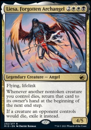 Liesa, Forgotten Archangel (Promo Pack) [Innistrad: Midnight Hunt Promos] | Empire Gaming NC