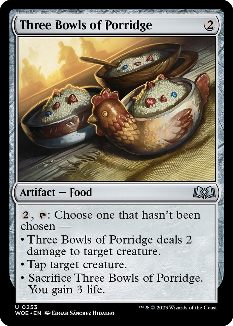 Three Bowls of Porridge [Wilds of Eldraine] | Empire Gaming NC