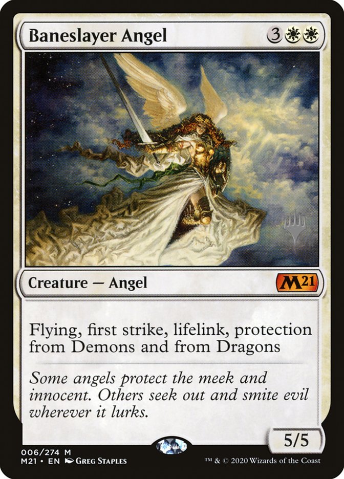 Baneslayer Angel (Promo Pack) [Core Set 2021 Promos] | Empire Gaming NC