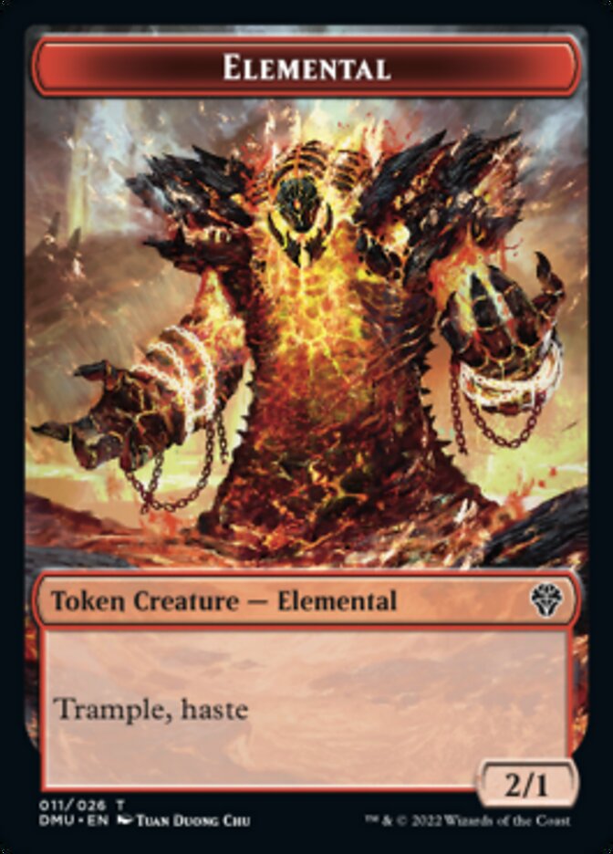 Elemental Token [Dominaria United Tokens] | Empire Gaming NC