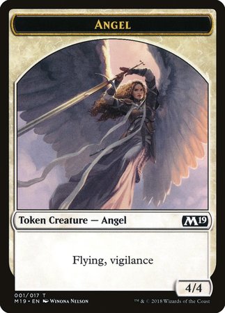 Angel Token [Core Set 2019 Tokens] | Empire Gaming NC