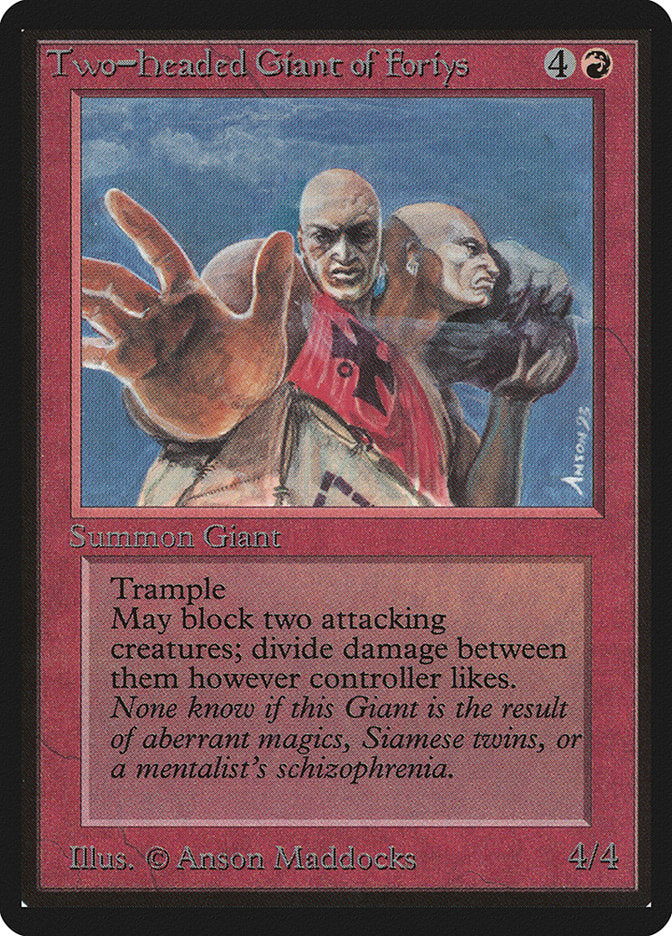 Two-Headed Giant of Foriys [Limited Edition Beta] | Empire Gaming NC
