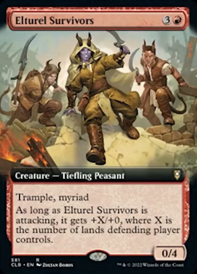 Elturel Survivors (Extended Art) [Commander Legends: Battle for Baldur's Gate] | Empire Gaming NC