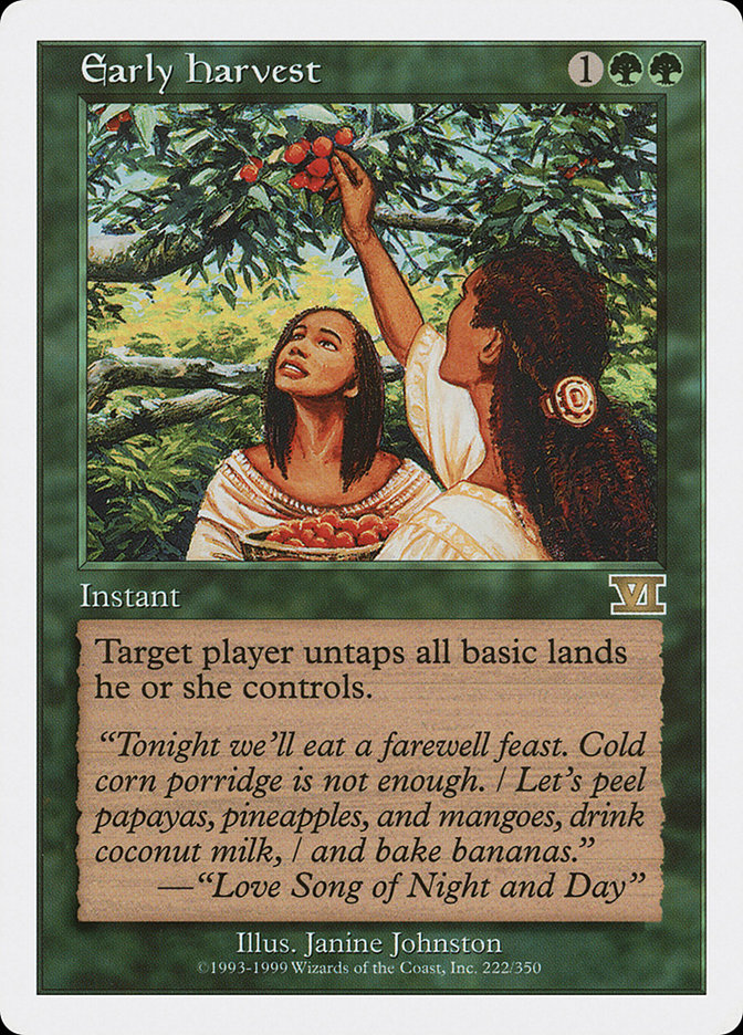 Early Harvest [Classic Sixth Edition] | Empire Gaming NC