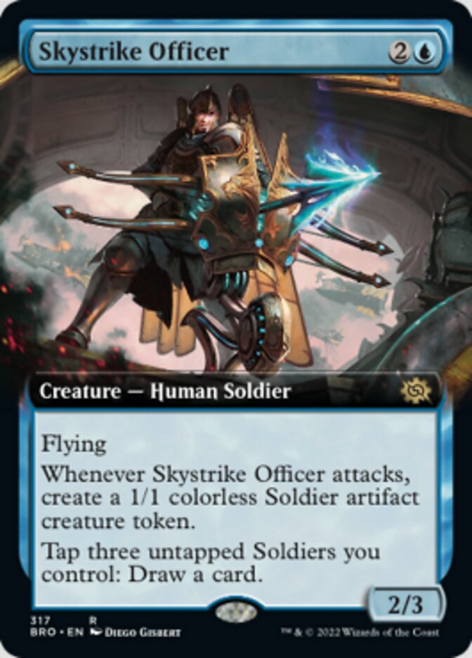 Skystrike Officer (Extended Art) [The Brothers' War] | Empire Gaming NC