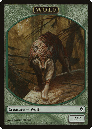 Wolf Token [Zendikar Tokens] | Empire Gaming NC