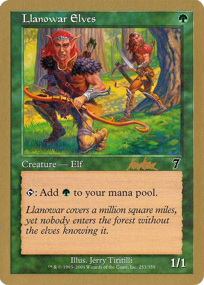 Llanowar Elves (Brian Kibler) [World Championship Decks 2002] | Empire Gaming NC