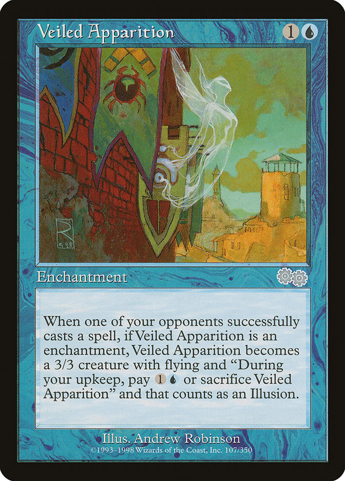 Veiled Apparition [Urza's Saga] | Empire Gaming NC