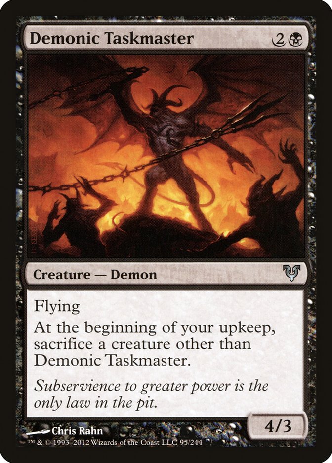 Demonic Taskmaster [Avacyn Restored] | Empire Gaming NC