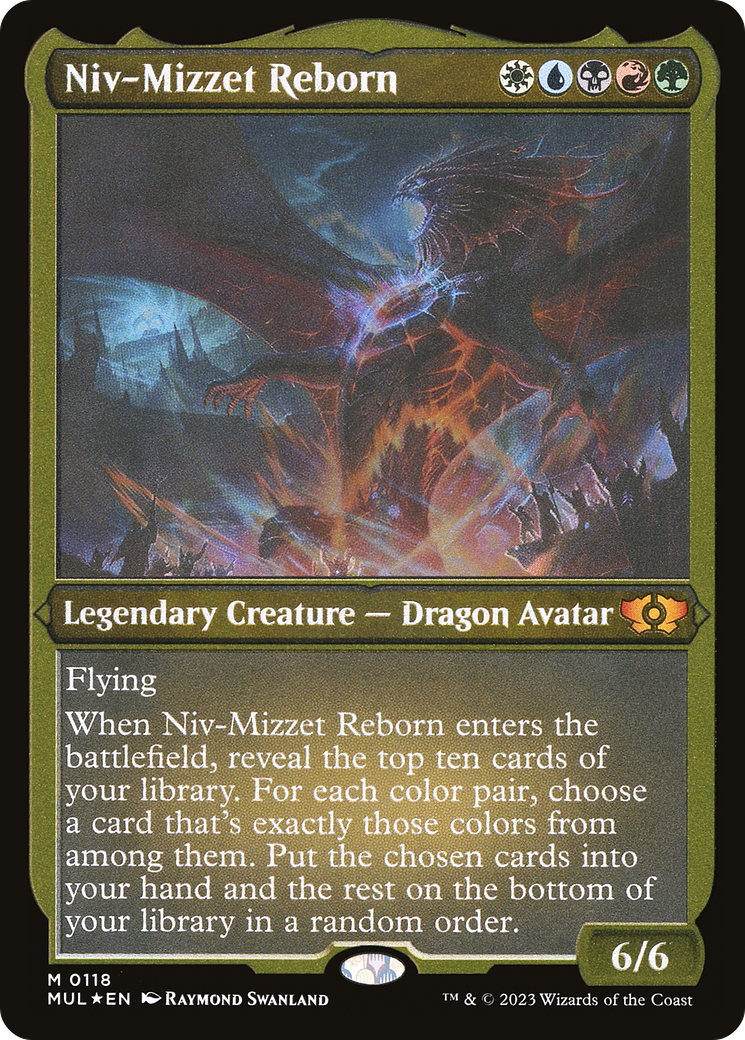 Niv-Mizzet Reborn (Foil Etched) [Multiverse Legends] | Empire Gaming NC