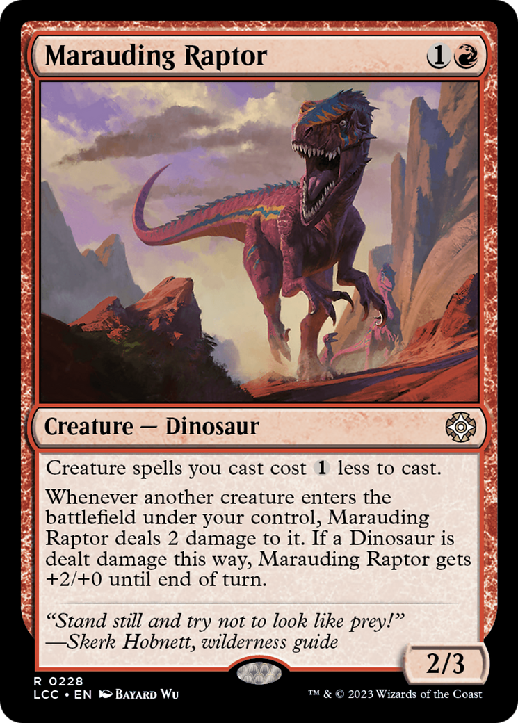 Marauding Raptor [The Lost Caverns of Ixalan Commander] | Empire Gaming NC