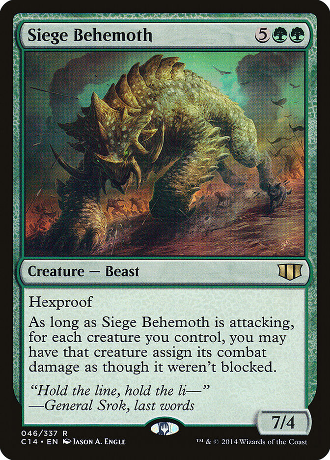 Siege Behemoth [Commander 2014] | Empire Gaming NC