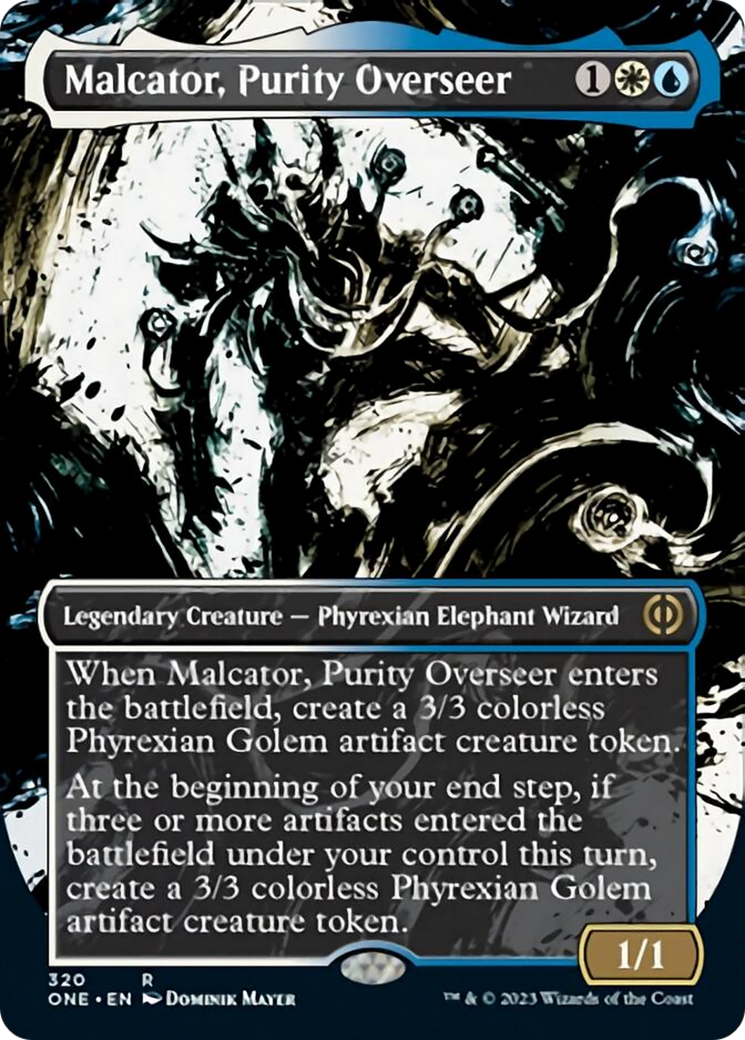 Malcator, Purity Overseer (Borderless Ichor) [Phyrexia: All Will Be One] | Empire Gaming NC