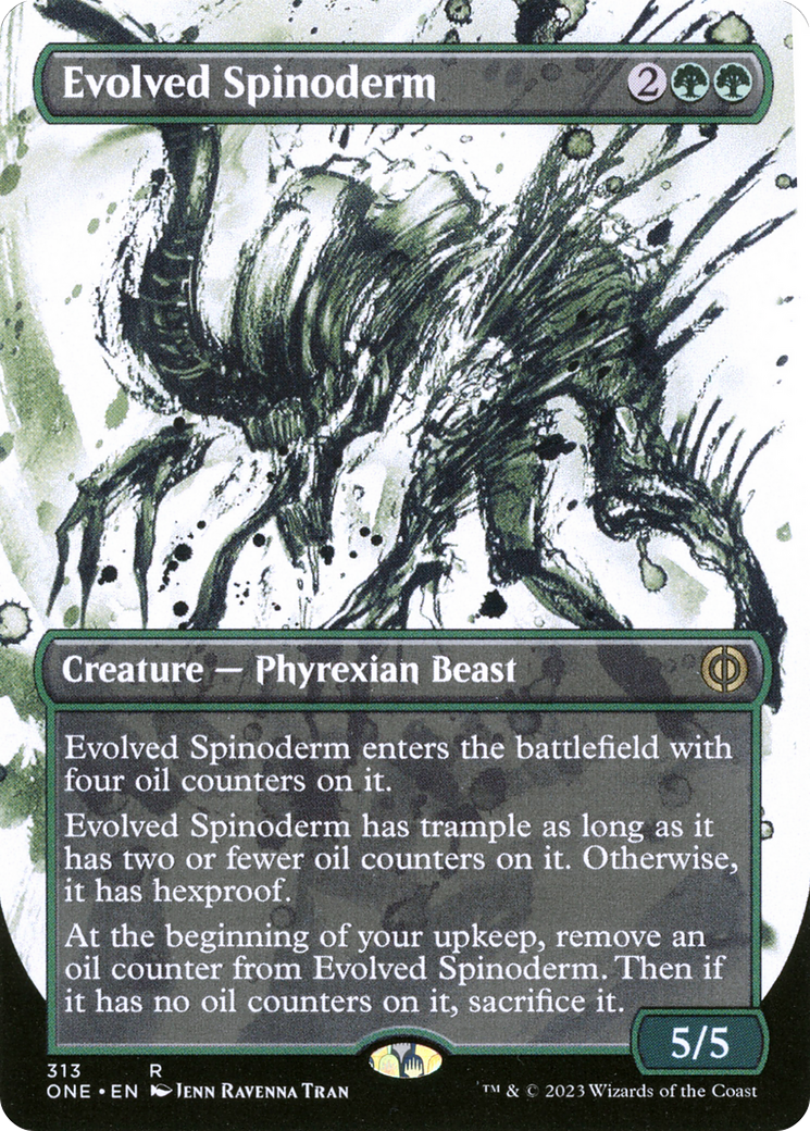 Evolved Spinoderm (Borderless Ichor) [Phyrexia: All Will Be One] | Empire Gaming NC