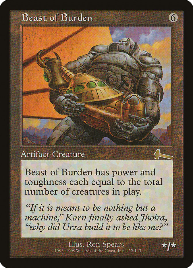 Beast of Burden [Urza's Legacy] | Empire Gaming NC