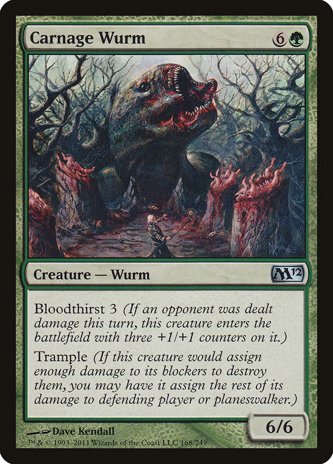 Carnage Wurm [Magic 2012] | Empire Gaming NC