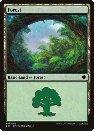 Forest (308) [Commander 2017] | Empire Gaming NC