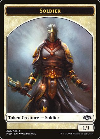 Soldier Token [Mythic Edition Tokens] | Empire Gaming NC