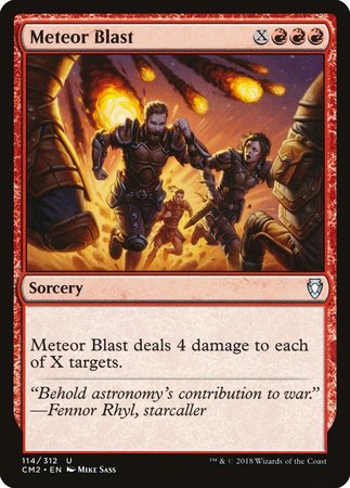 Meteor Blast [Commander Anthology Volume II] | Empire Gaming NC