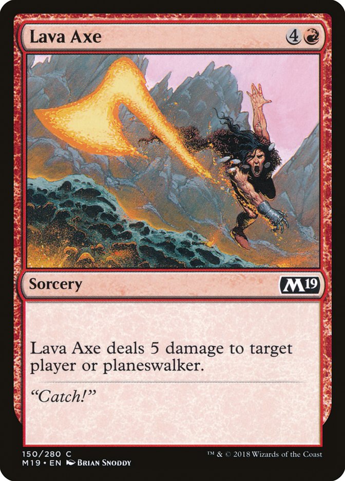 Lava Axe [Core Set 2019] | Empire Gaming NC