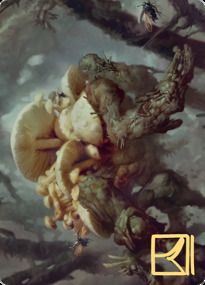 Swarm Shambler Art Card (Gold-Stamped Signature) [Zendikar Rising Art Series] | Empire Gaming NC