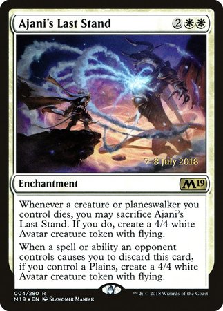 Ajani's Last Stand [Core Set 2019 Promos] | Empire Gaming NC