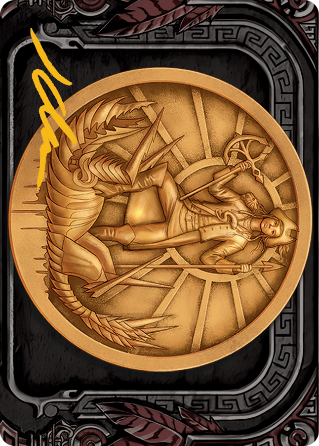 Captain Lannery Storm Art Card (Gold-Stamped Signature) [March of the Machine Art Series] | Empire Gaming NC