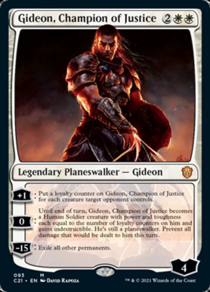 Gideon, Champion of Justice [Commander 2021] | Empire Gaming NC