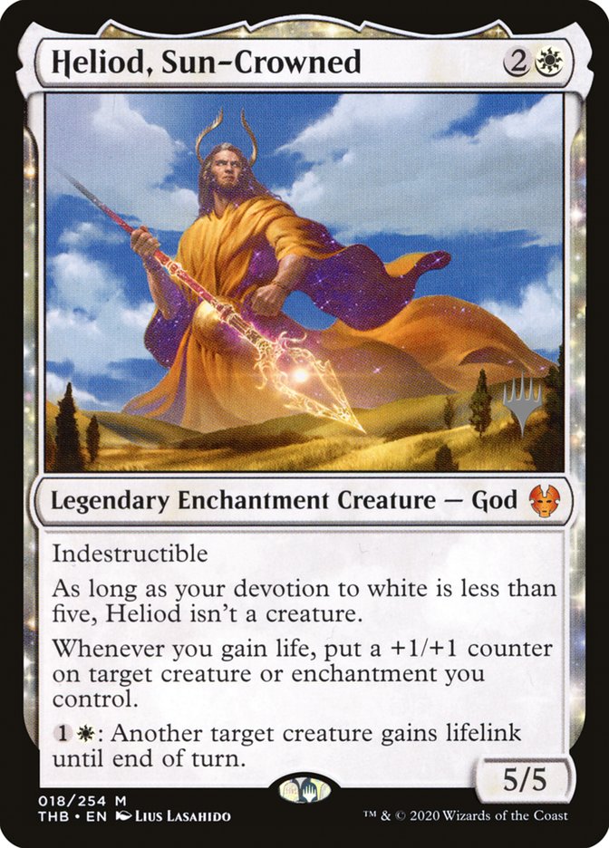 Heliod, Sun-Crowned (Promo Pack) [Theros Beyond Death Promos] | Empire Gaming NC