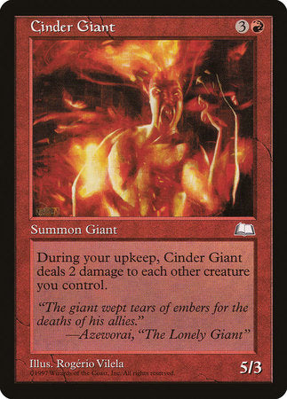 Cinder Giant [Weatherlight] | Empire Gaming NC