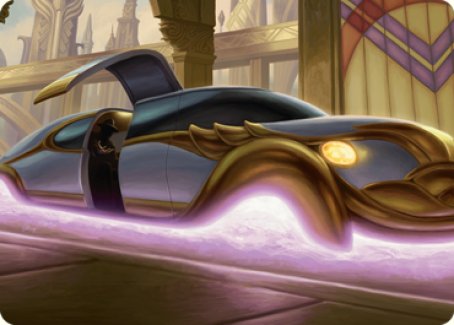 Mysterious Limousine Art Card [Streets of New Capenna Art Series] | Empire Gaming NC