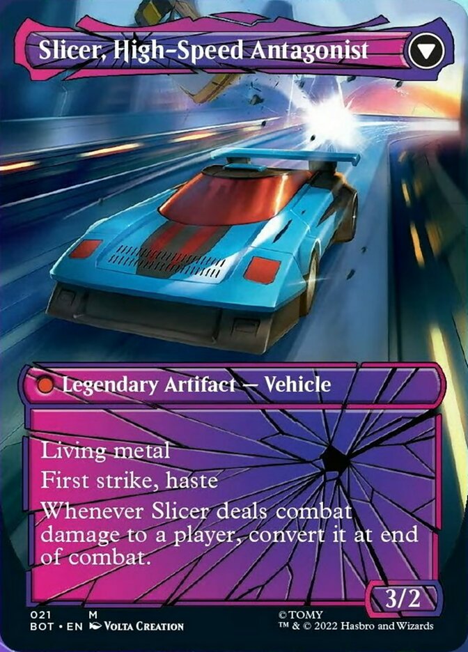 Slicer, Hired Muscle // Slicer, High-Speed Antagonist (Shattered Glass) [Universes Beyond: Transformers] | Empire Gaming NC