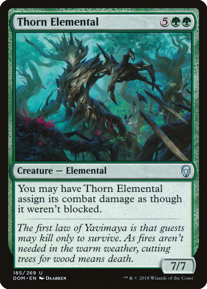 Thorn Elemental [Dominaria] | Empire Gaming NC