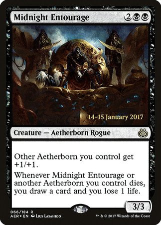 Midnight Entourage [Aether Revolt Prerelease Promos] | Empire Gaming NC