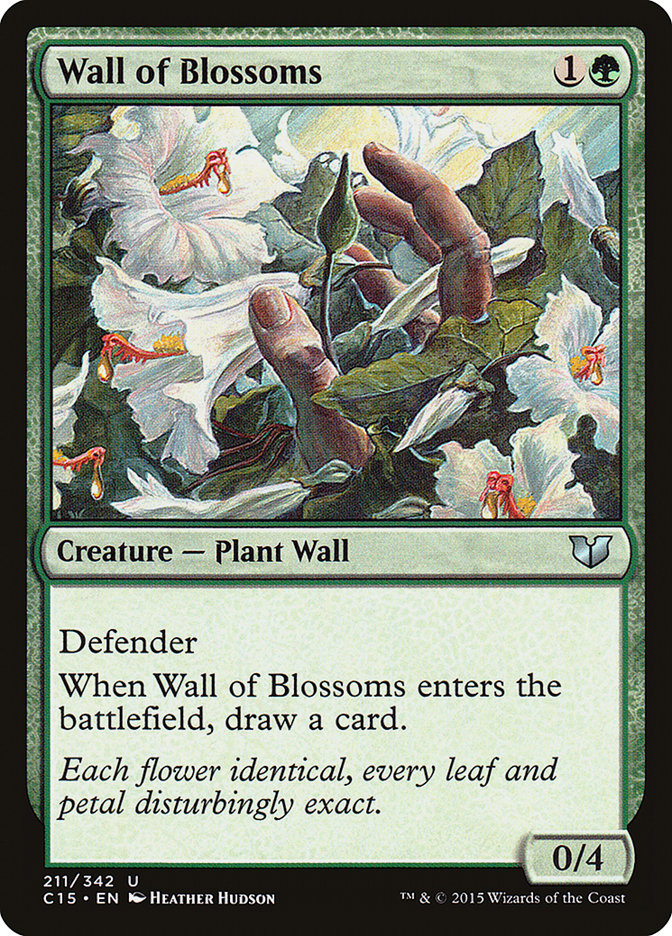 Wall of Blossoms [Commander 2015] | Empire Gaming NC