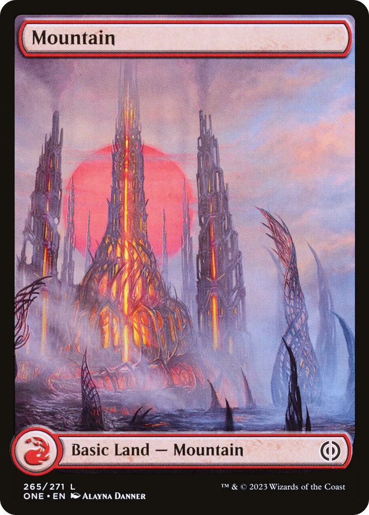 Mountain (265) (Full-Art) [Phyrexia: All Will Be One] | Empire Gaming NC