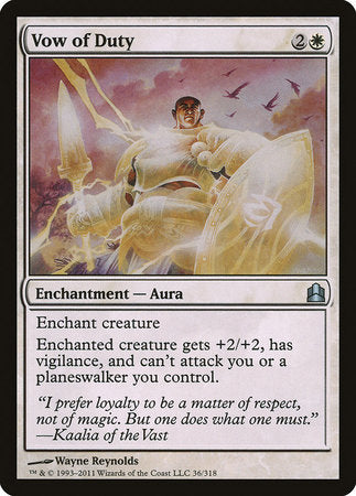 Vow of Duty [Commander 2011] | Empire Gaming NC